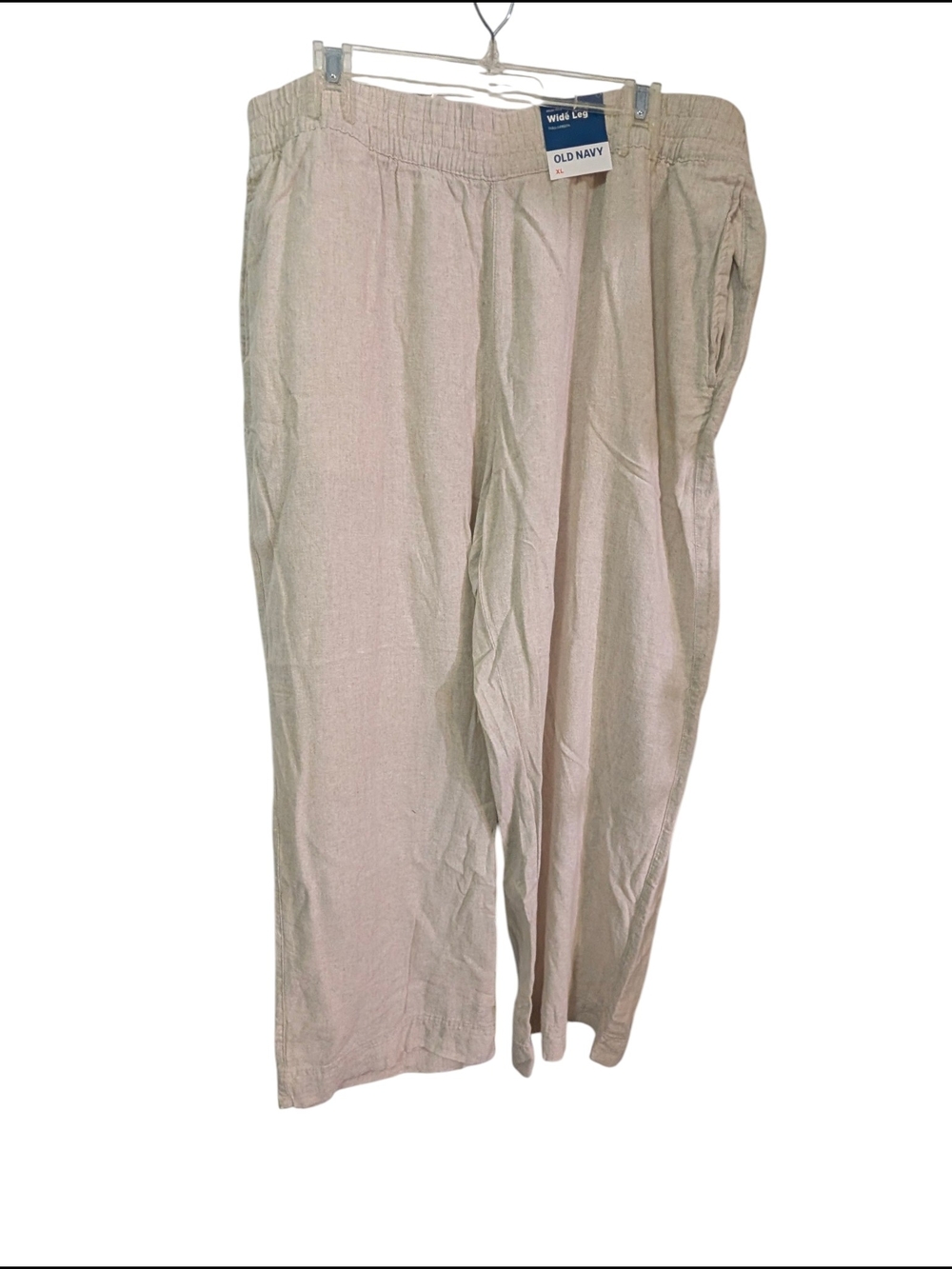 Old Navy Tan Linen Pants